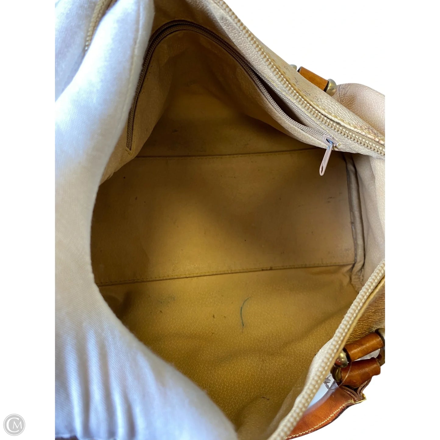 Handbag Leather By Premiere, Size: Medium