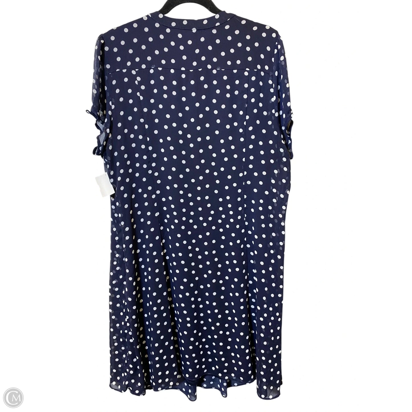 Dress Casual Short By Clothes Mentor In Polkadot Pattern, Size: 16