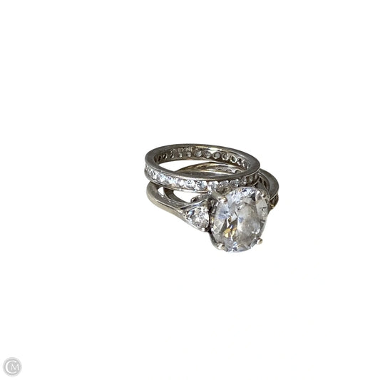 Ring Sterling Silver 3 Pcs By Clothes Mentor, Size: 8