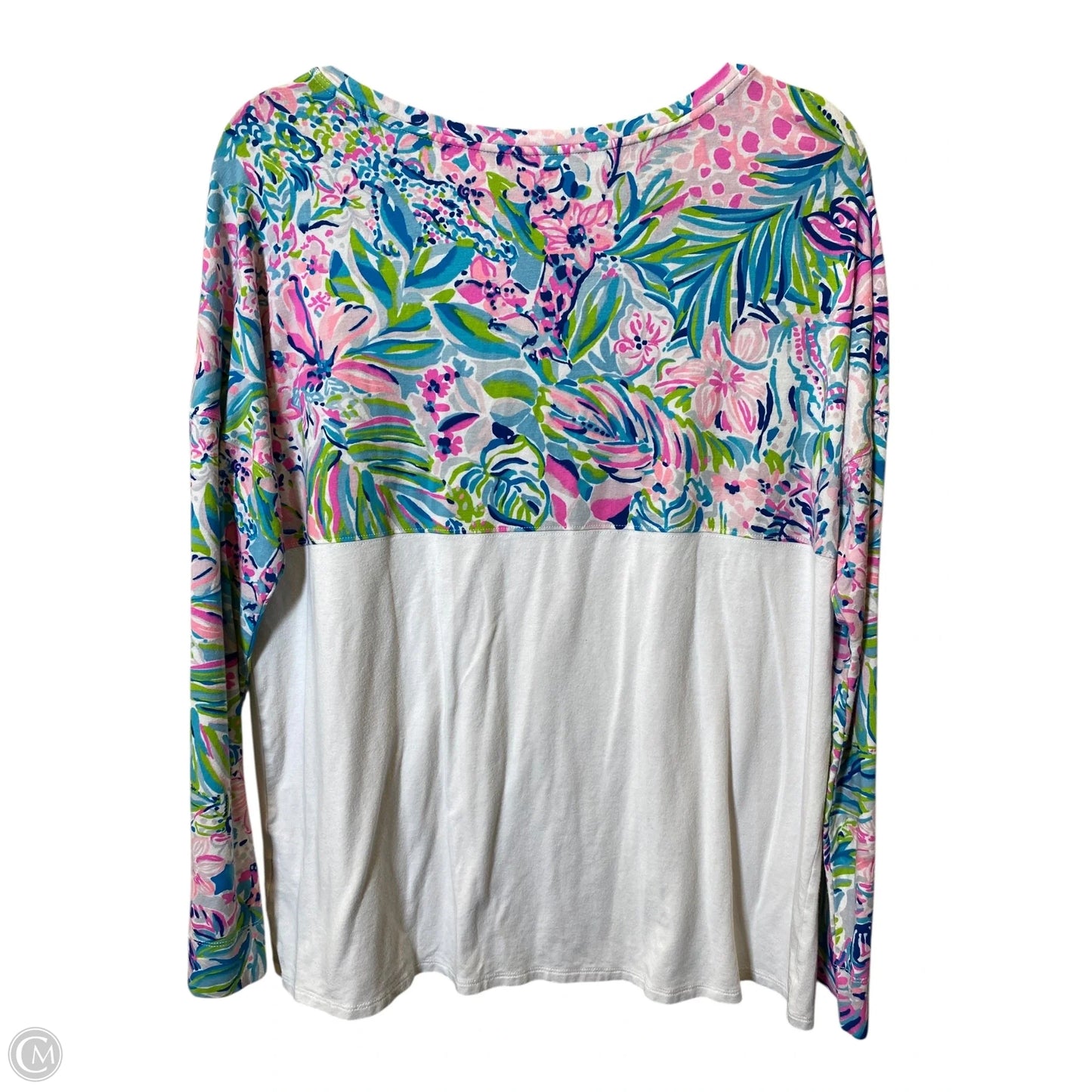 Top Long Sleeve Designer By Lilly Pulitzer In Multi-colored, Size: L