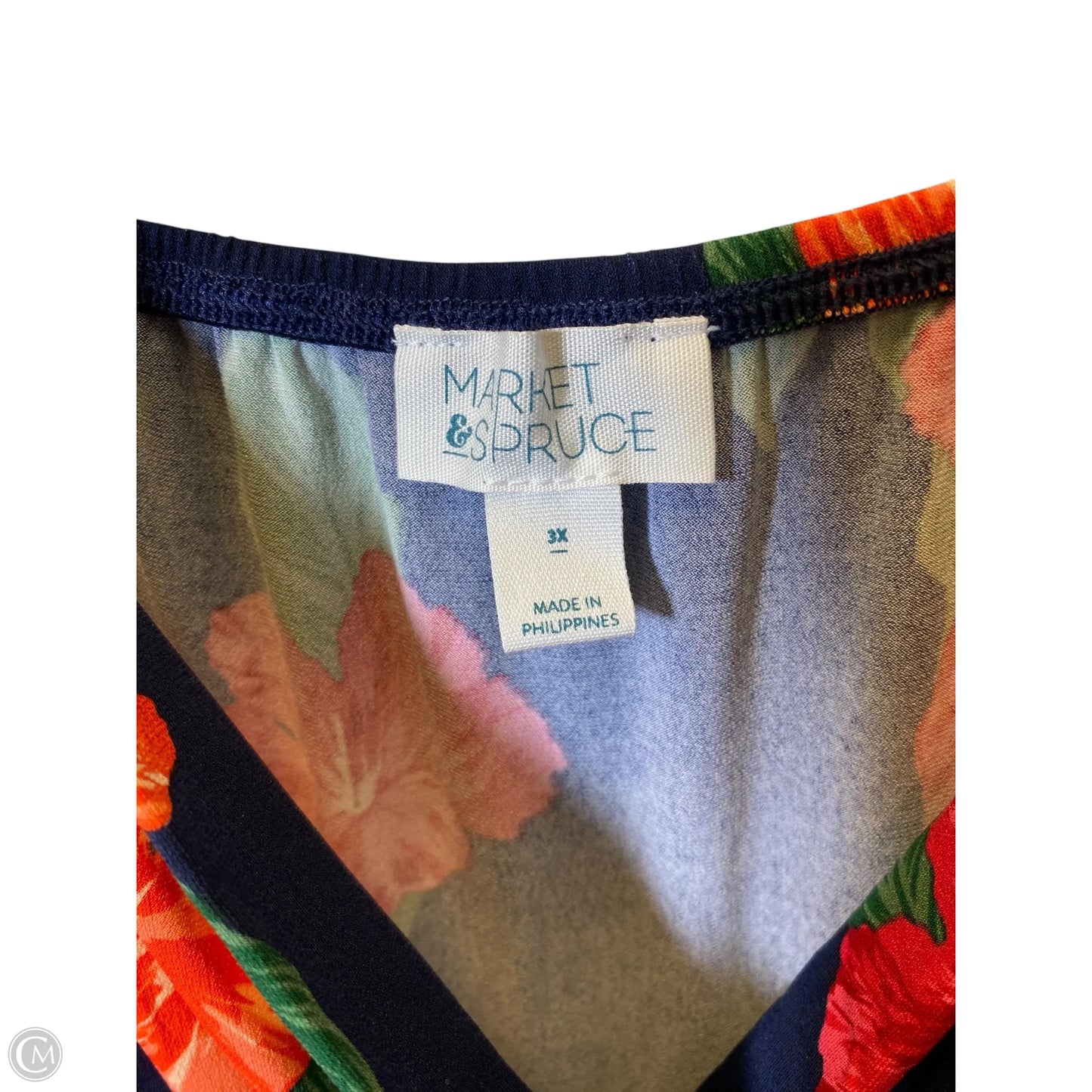 Dress Casual Maxi By Market & Spruce In Floral Print, Size: 3x