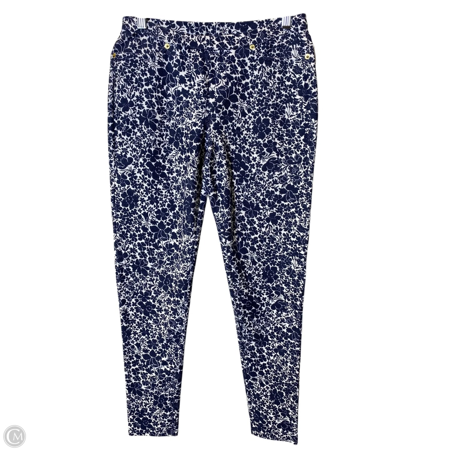 Pants Dress By Michael By Michael Kors In Blue & White, Size: S