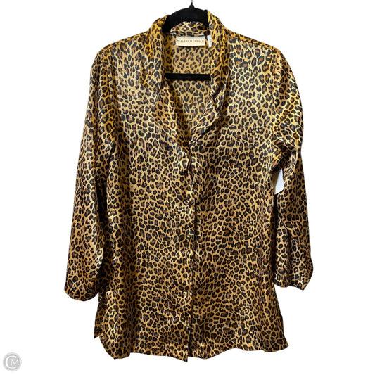 Top Long Sleeve By Clothes Mentor In Animal Print, Size: S