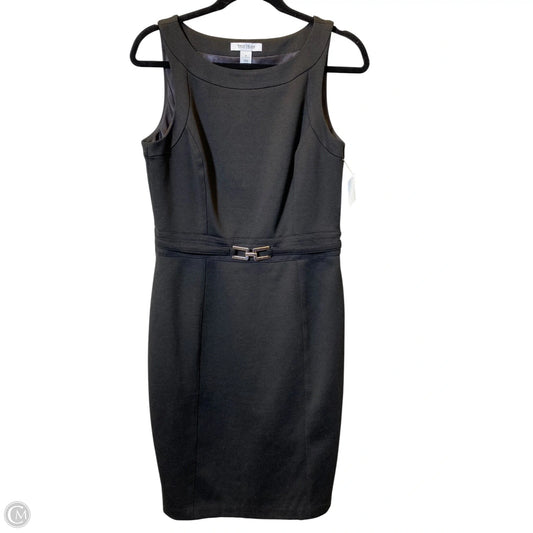 Dress Casual Midi By White House Black Market In Black, Size: 8