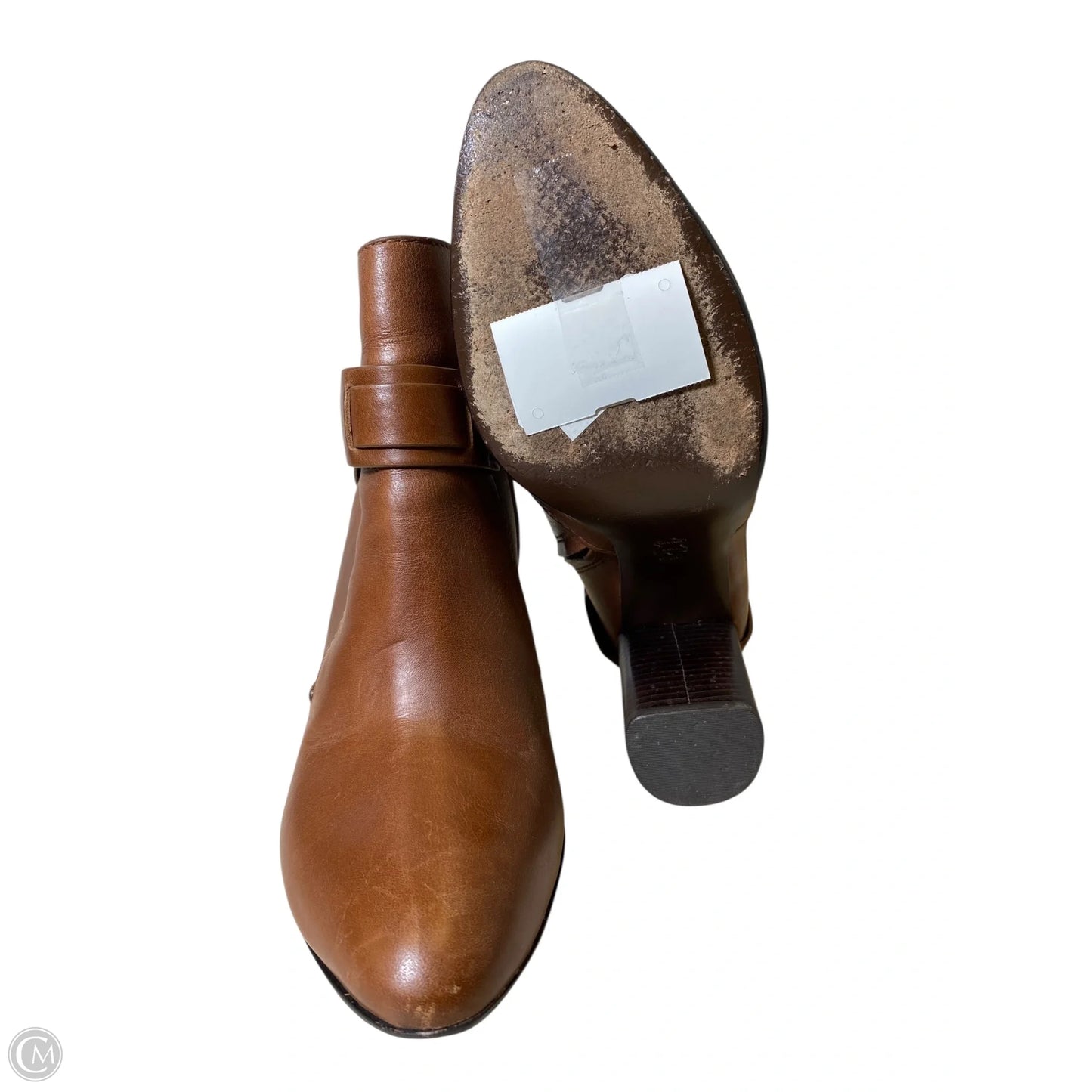 Boots Designer By Tory Burch In Brown, Size: 9.5
