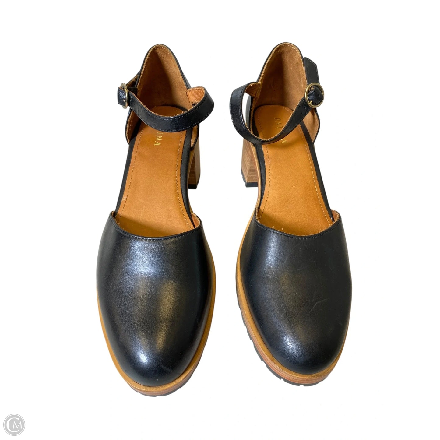 Shoes Heels Block By Patina In Black & Brown, Size: 11
