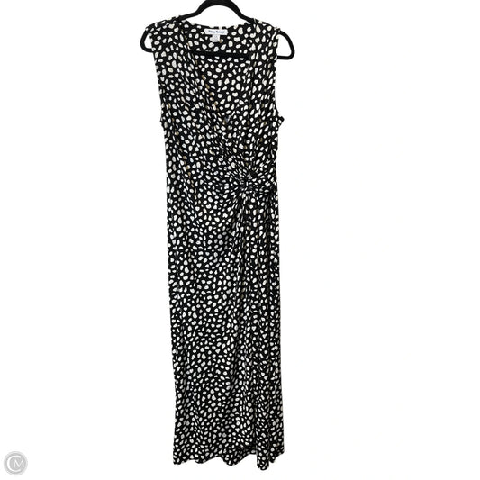 Dress Casual Maxi By Tommy Bahama In Black & White, Size: L