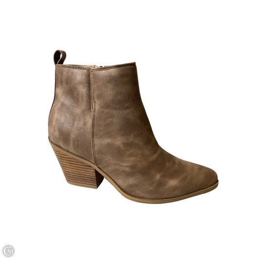Boots Ankle Heels By Corkys In Brown, Size: 7