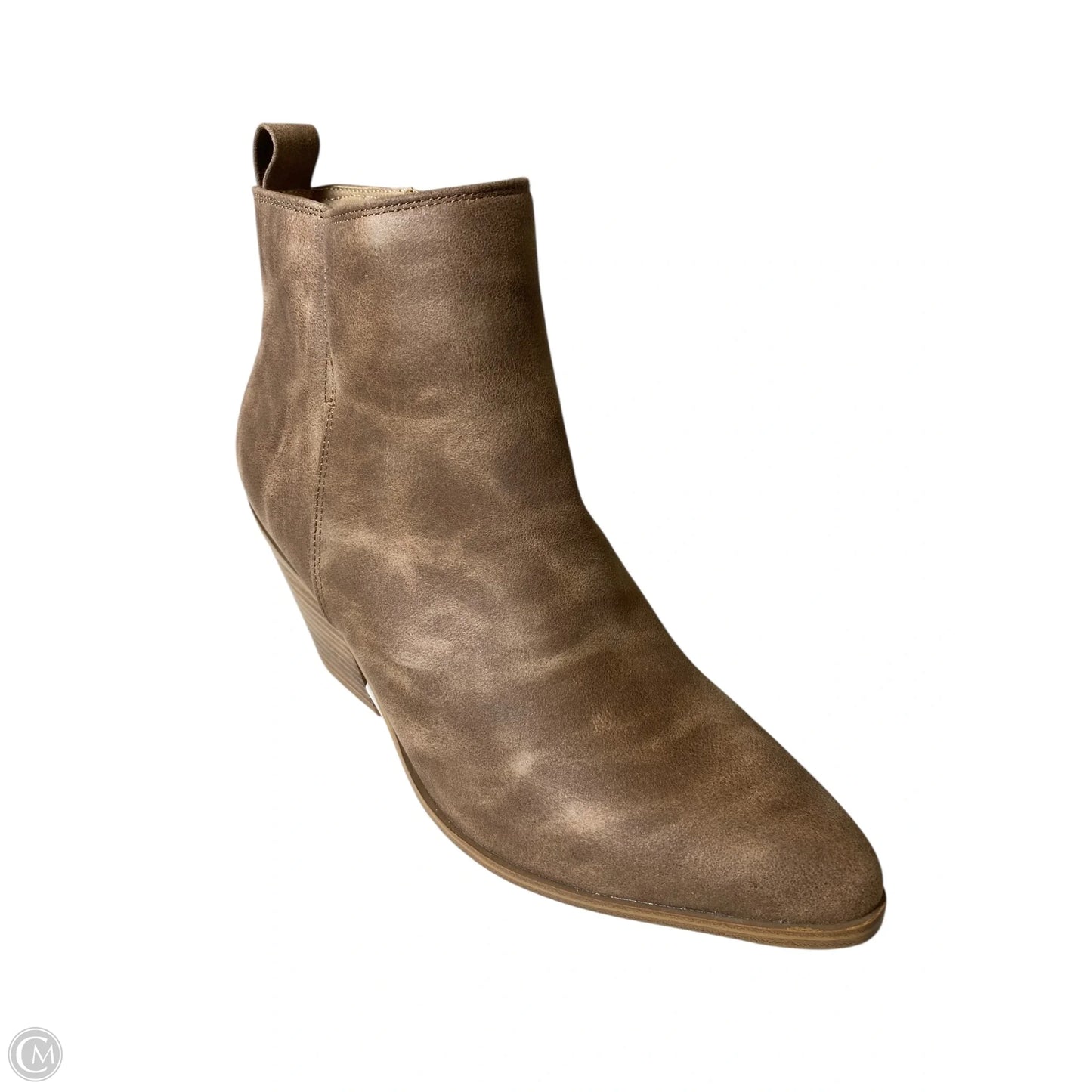 Boots Ankle Heels By Corkys In Brown, Size: 7
