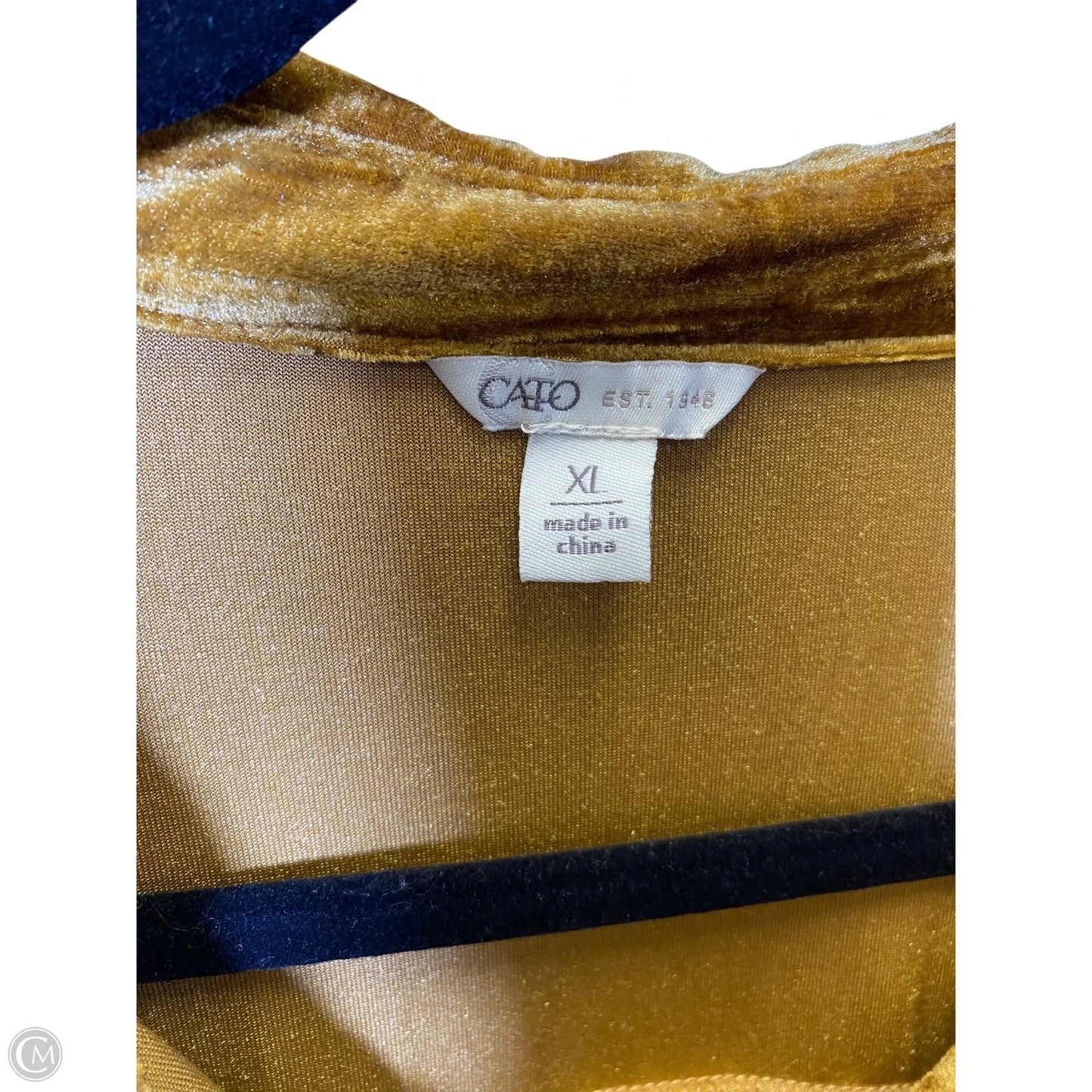 Dress Casual Short By Cato In Gold, Size: Xl