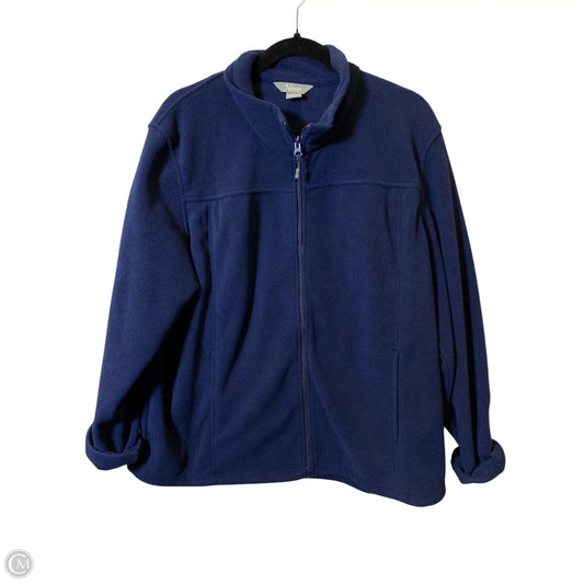 Sweatshirt Collar By Natural Reflections In Navy, Size: 1x