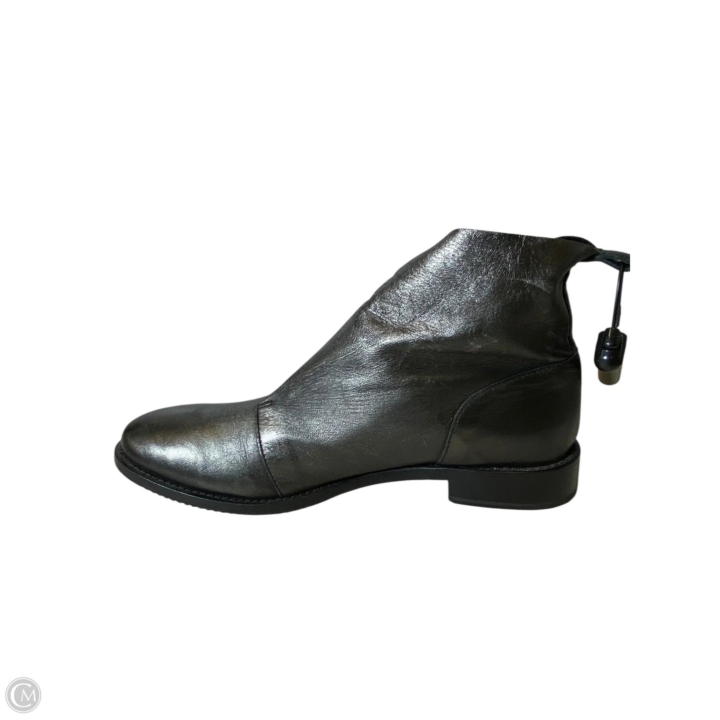 Boots Ankle Flats By Johnston & Murphy In Silver, Size: 7
