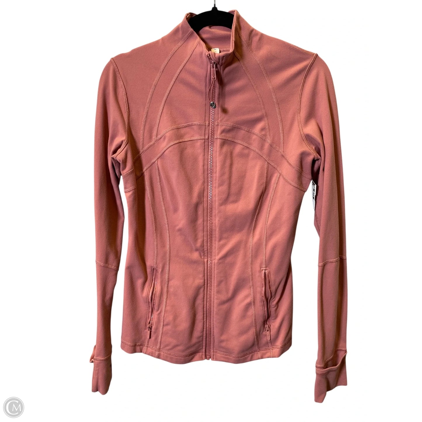 Athletic Jacket By Lululemon In Pink, Size: 10