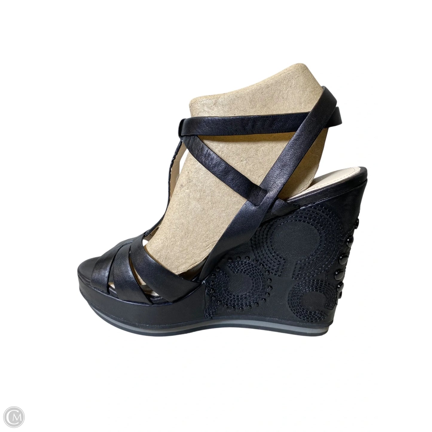 Shoes Designer By Coach In Black & Cream, Size: 8