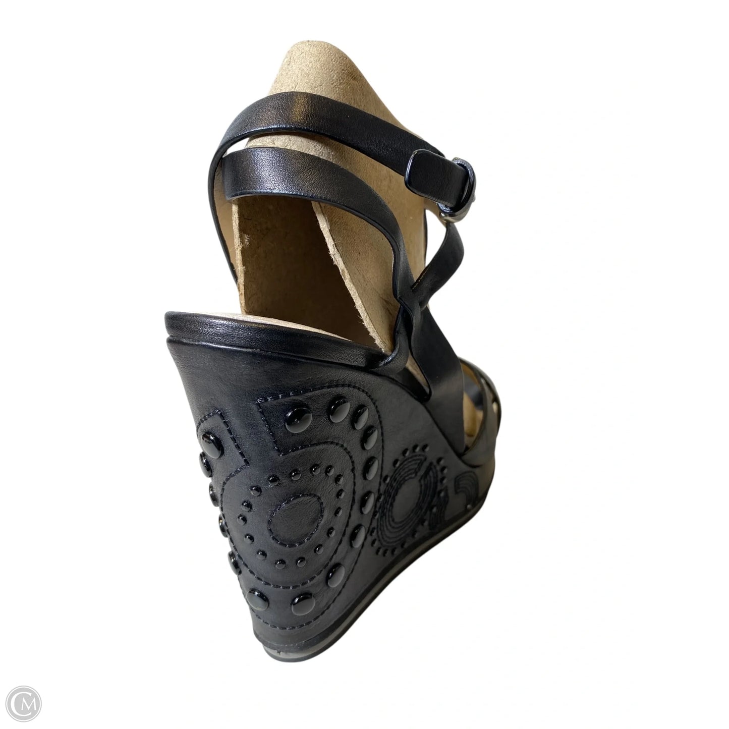 Shoes Designer By Coach In Black & Cream, Size: 8