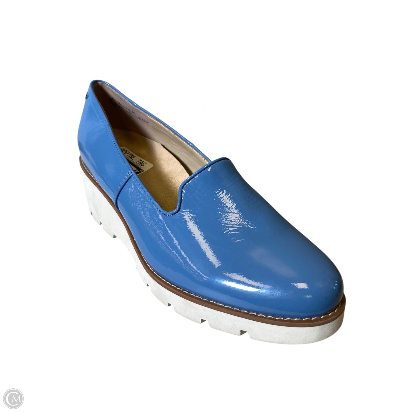 Shoes Heels Wedge By Vionic In Blue, Size: 12