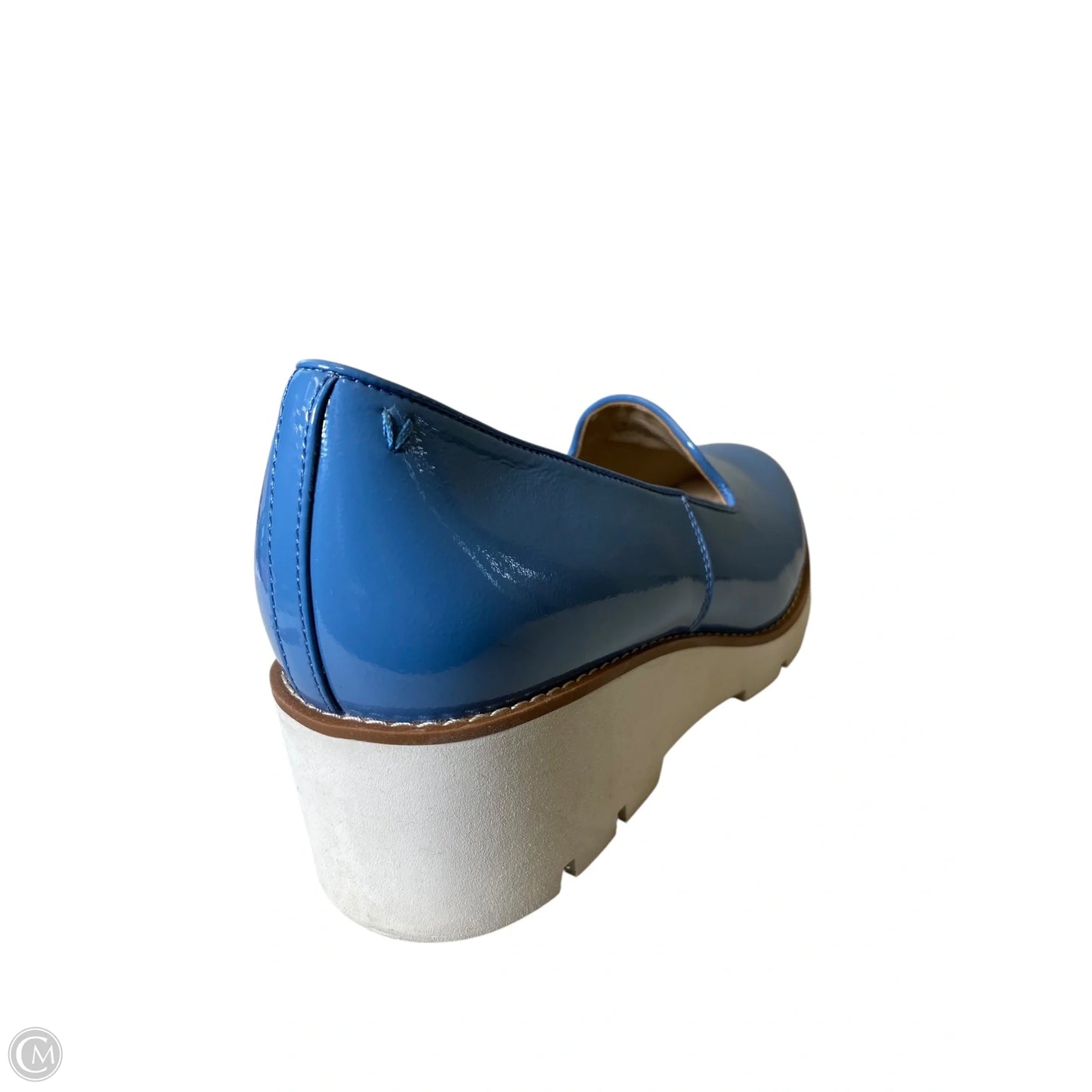 Shoes Heels Wedge By Vionic In Blue, Size: 12