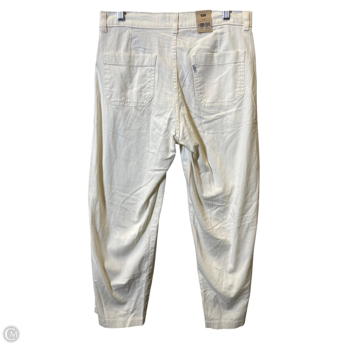 Pants Wide Leg By Levis In Cream, Size: 10