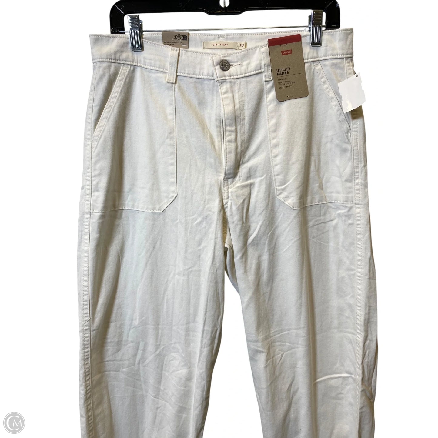 Pants Wide Leg By Levis In Cream, Size: 10