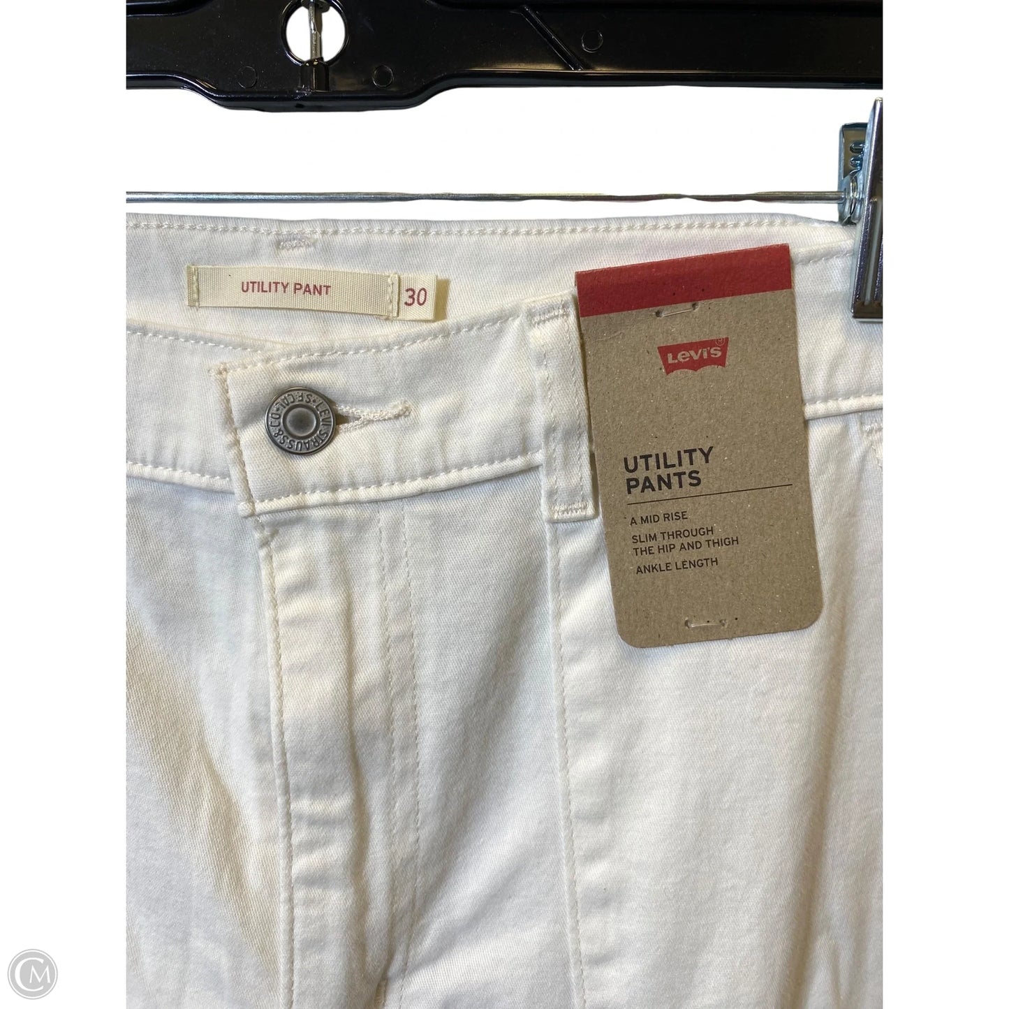 Pants Wide Leg By Levis In Cream, Size: 10