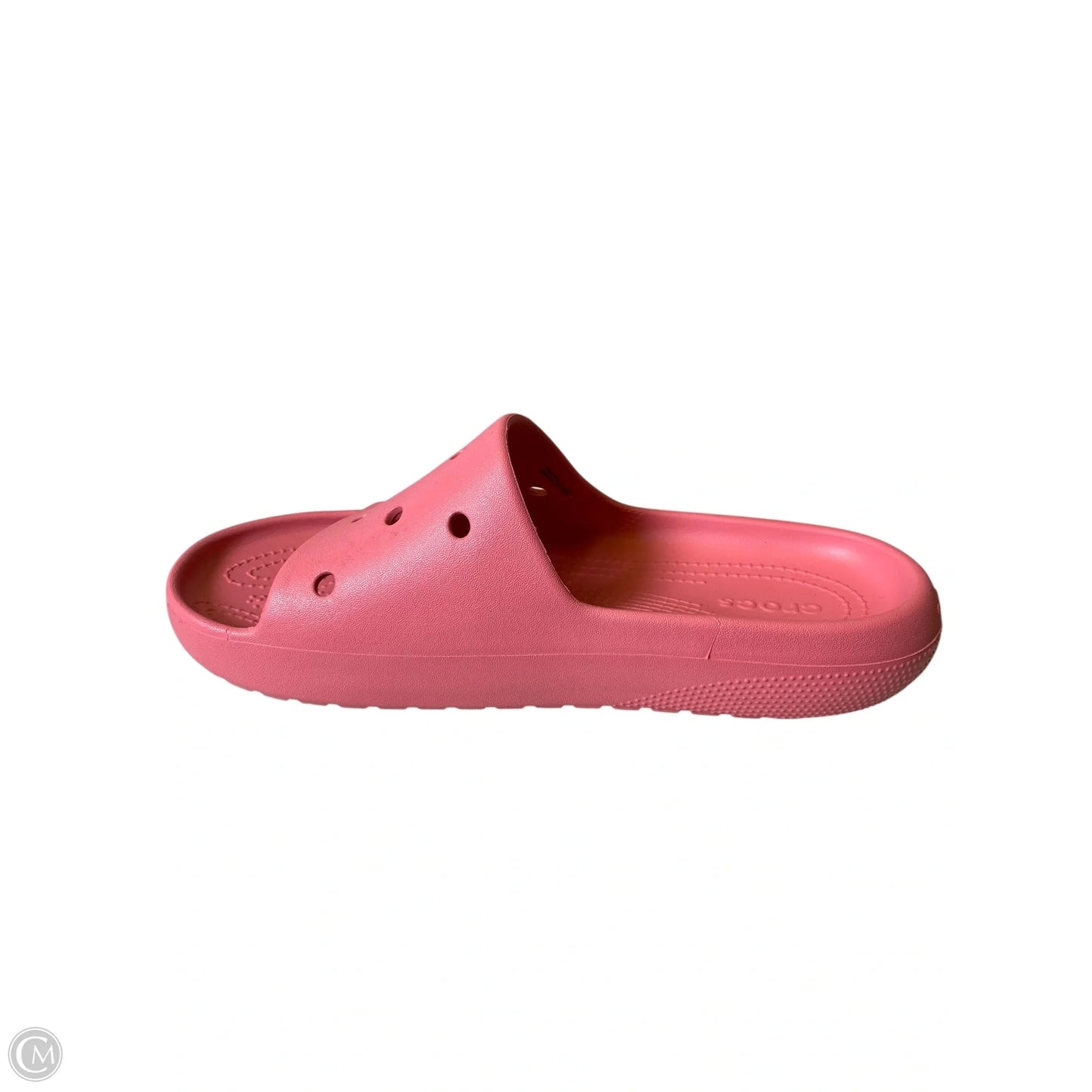 Sandals Flats By Crocs In Pink, Size: 11