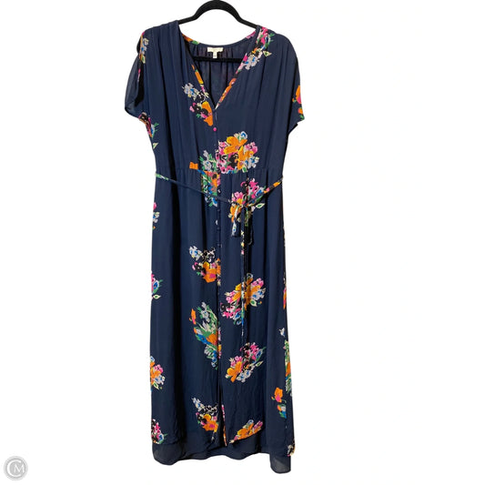 Dress Casual Maxi By Joie In Multi-colored, Size: L