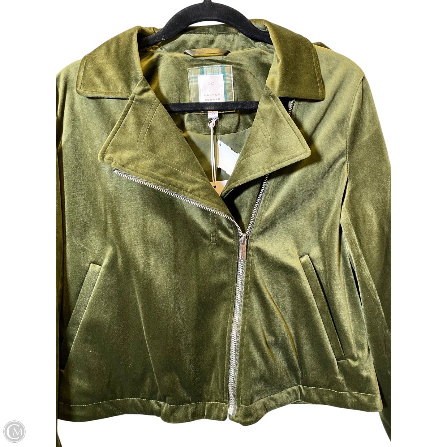 Jacket Puffer & Quilted By Lc Lauren Conrad In Green, Size: L