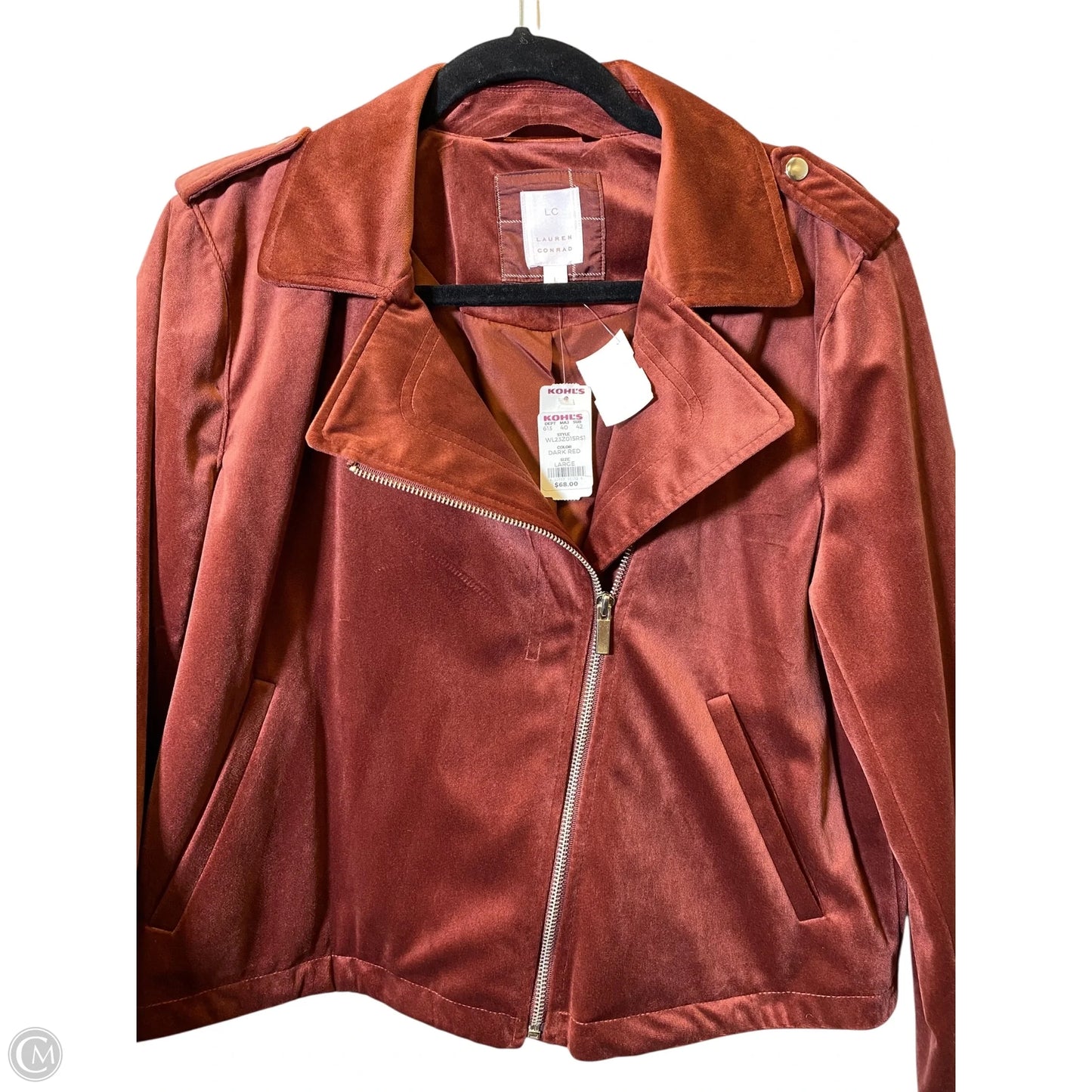 Jacket Other By Lc Lauren Conrad In Maroon, Size: L