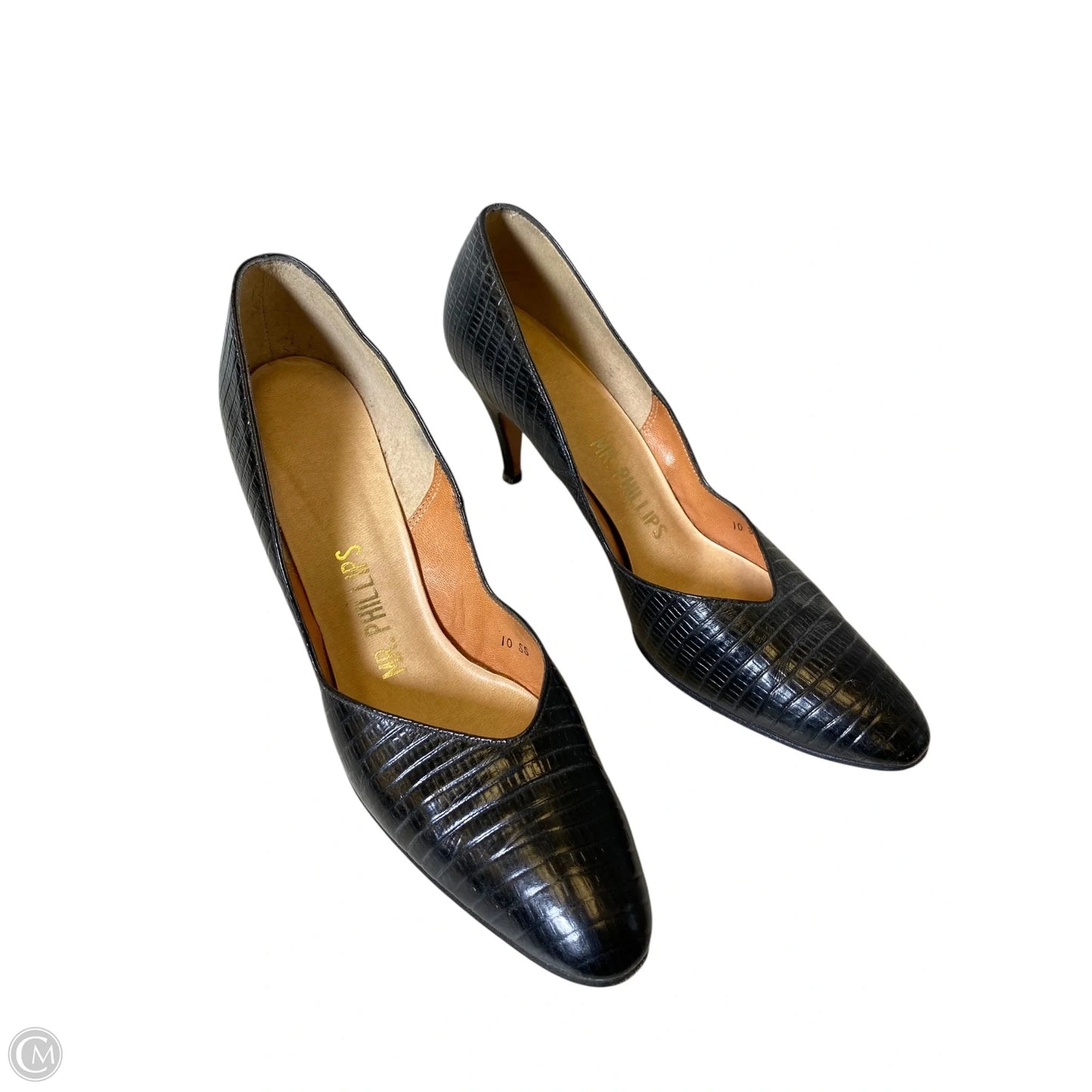 Shoes Heels Kitten By Clothes Mentor In Black, Size: 10