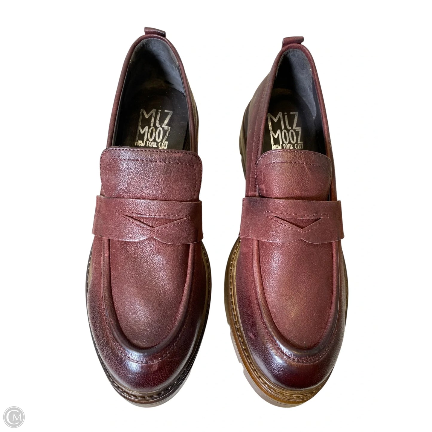 Shoes Flats By Miz Mooz In Maroon, Size: 9.5