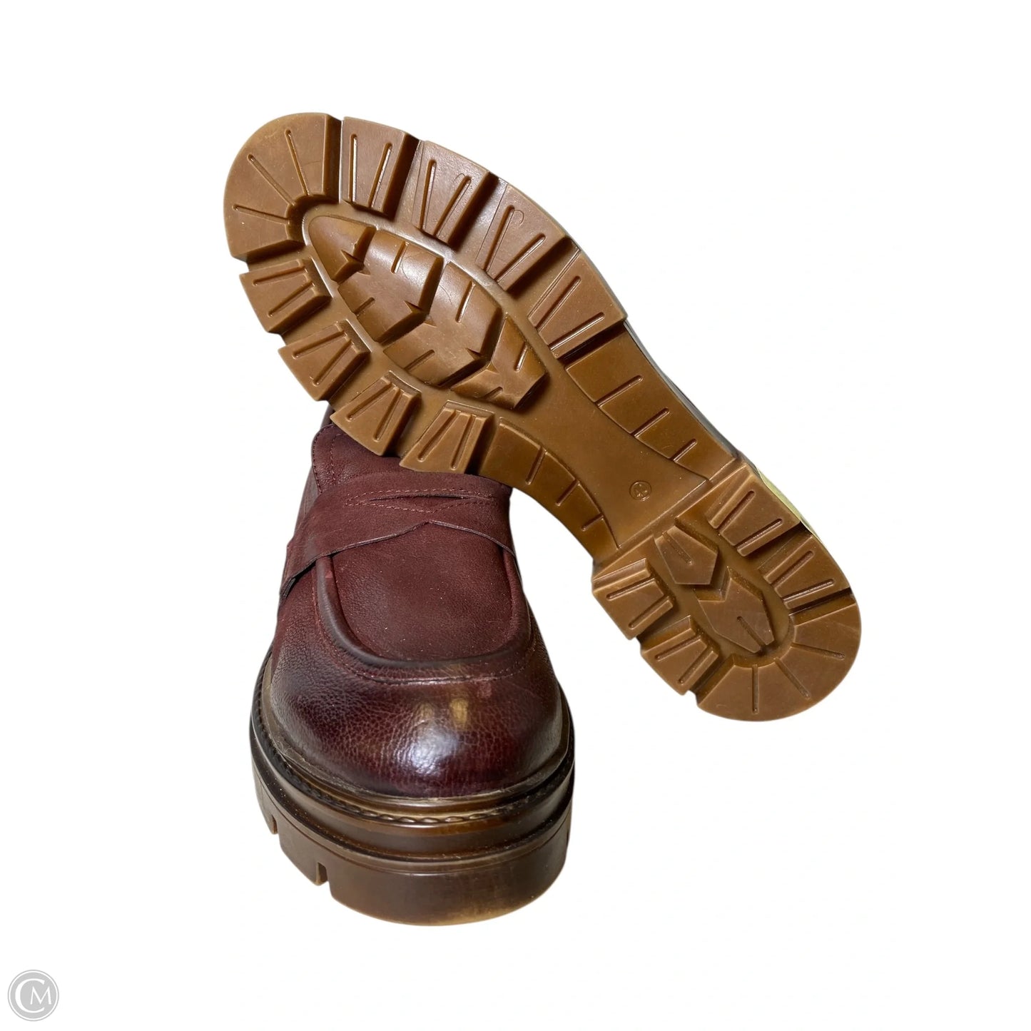 Shoes Flats By Miz Mooz In Maroon, Size: 9.5