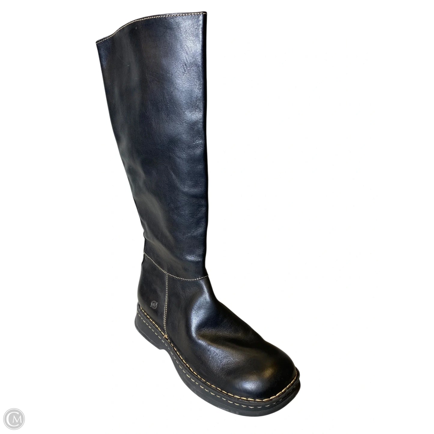 Boots Knee Flats By Born In Black, Size: 11