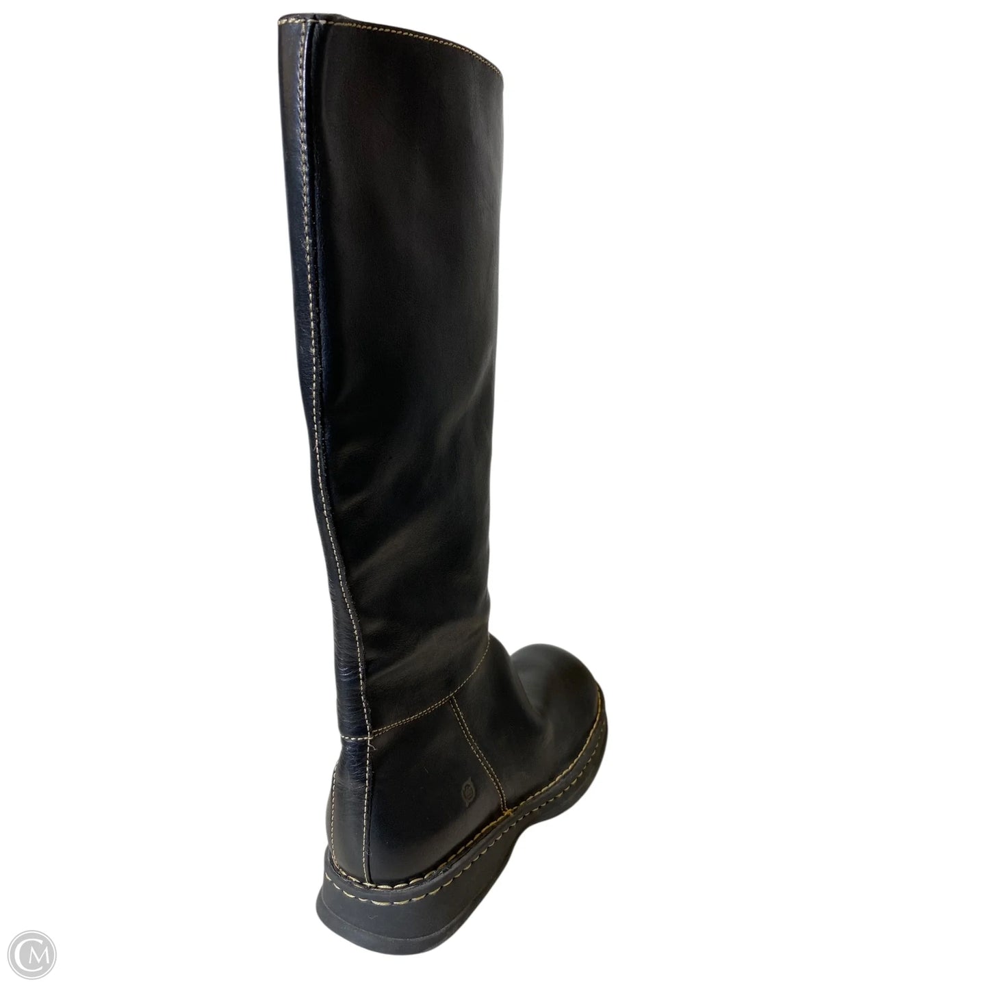 Boots Knee Flats By Born In Black, Size: 11
