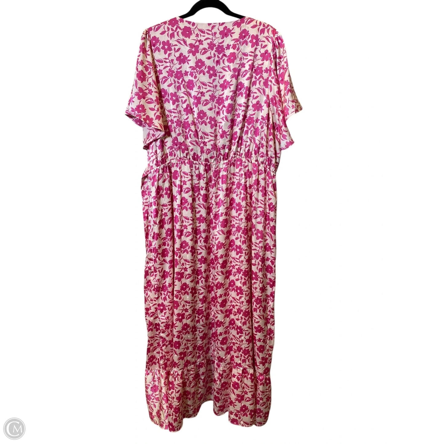 Dress Casual Maxi By Draper James In Pink & Tan, Size: 2x