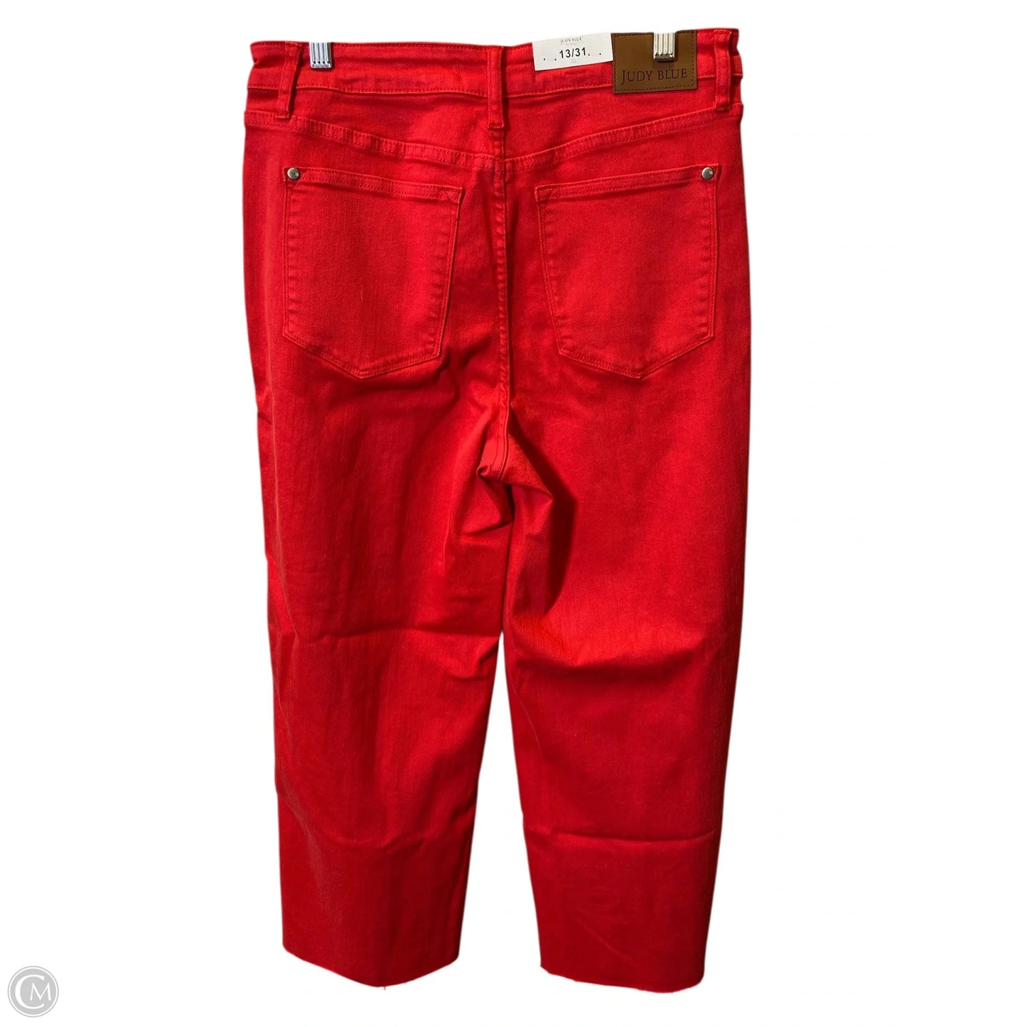 Jeans Wide Leg By Judy Blue In Red, Size: 14
