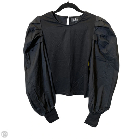 Top Long Sleeve By Lulus In Black, Size: M