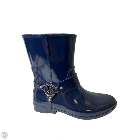 Boots Designer By Michael Kors In Navy, Size: 8