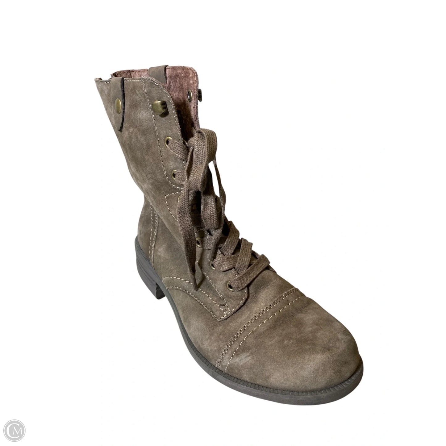 Boots Mid-calf Flats By Rockport In Brown, Size: 8