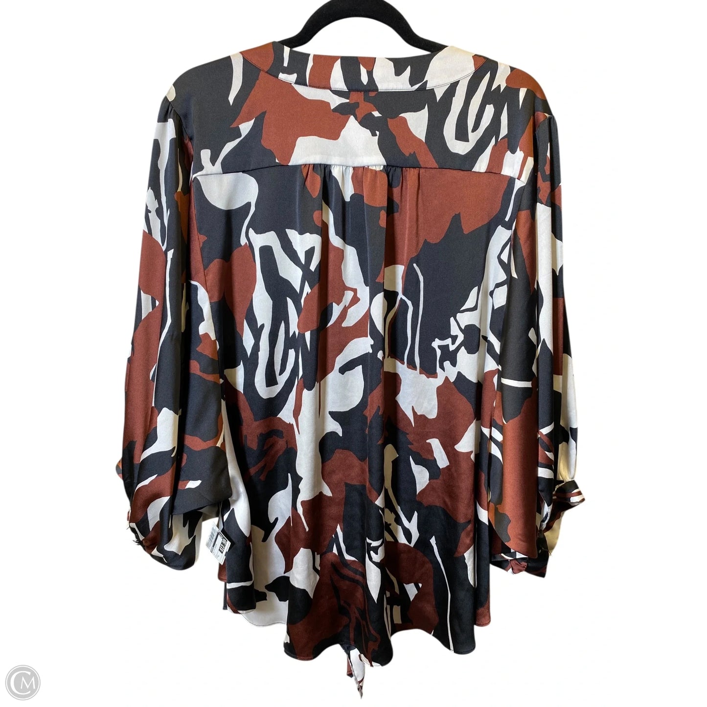 Top 3/4 Sleeve By Chicos In Multi-colored, Size: 16