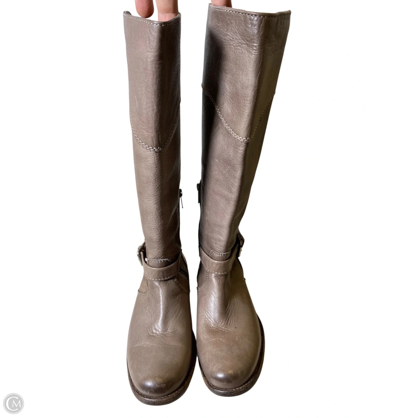 Boots Designer By Frye In Brown, Size: 7