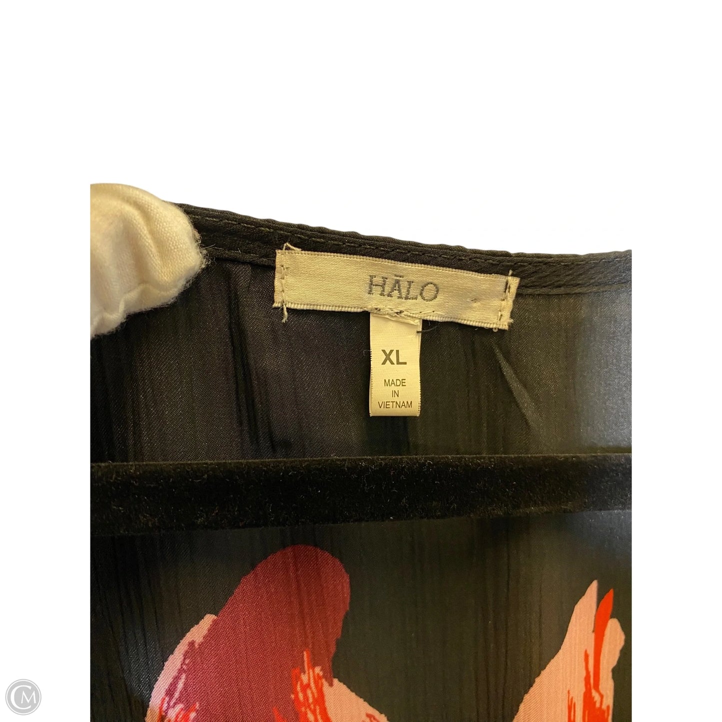 Top Short Sleeve By Halo In Multi-colored, Size: Xl