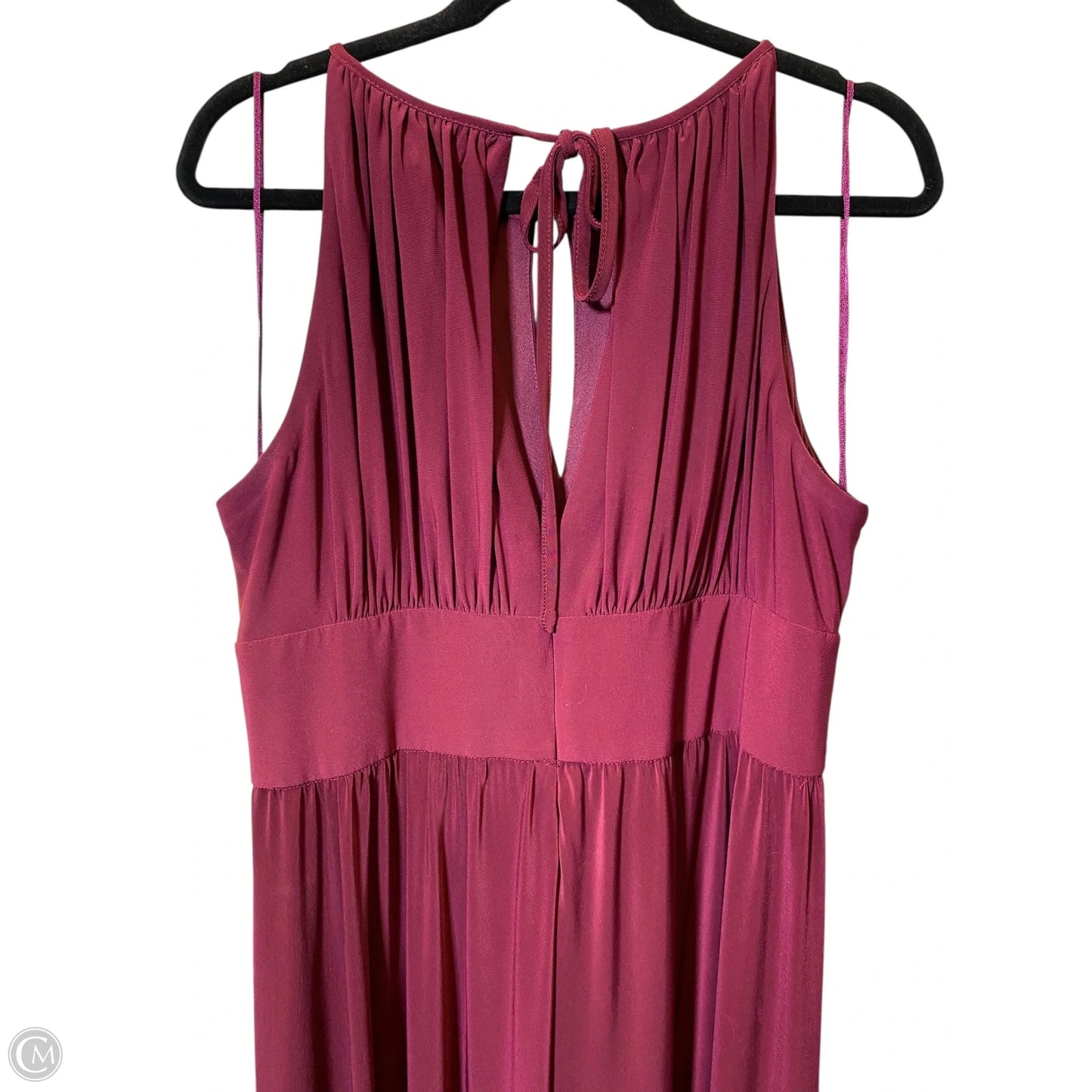 Dress Party Long By R And M Richards In Maroon, Size: 18