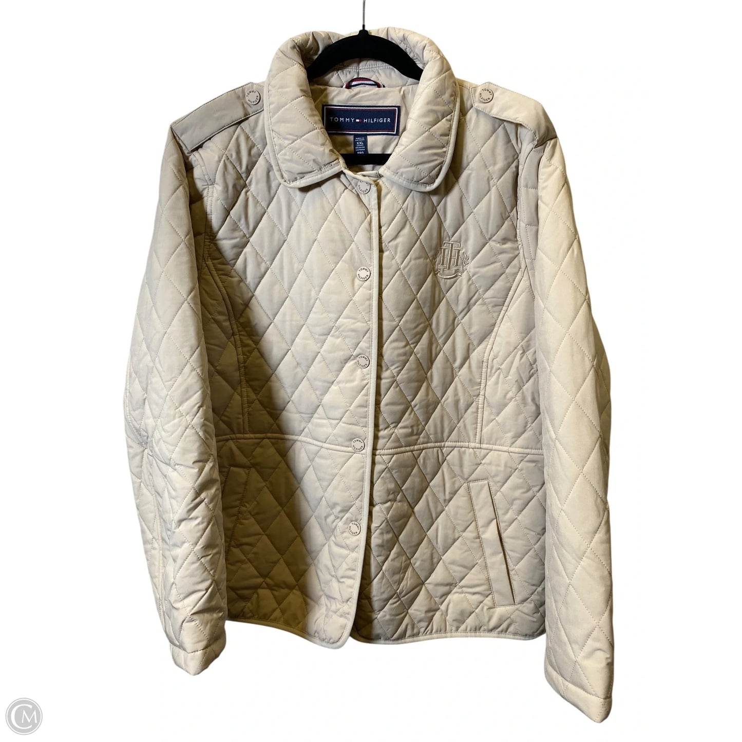 Jacket Other By Tommy Hilfiger In Beige, Size: Xxl