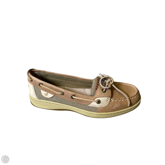 Shoes Flats By Sperry In Tan, Size: 9