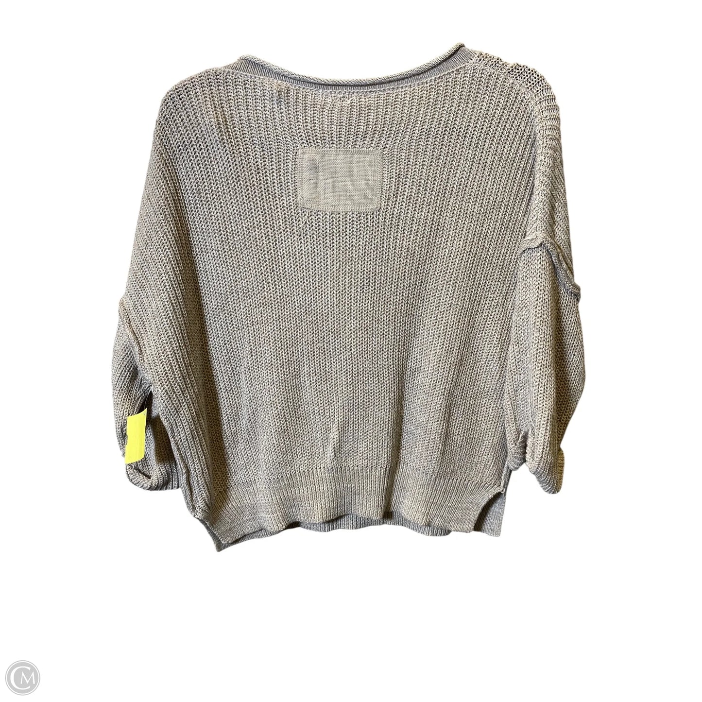 Top 3/4 Sleeve By Clothes Mentor In Grey, Size: M