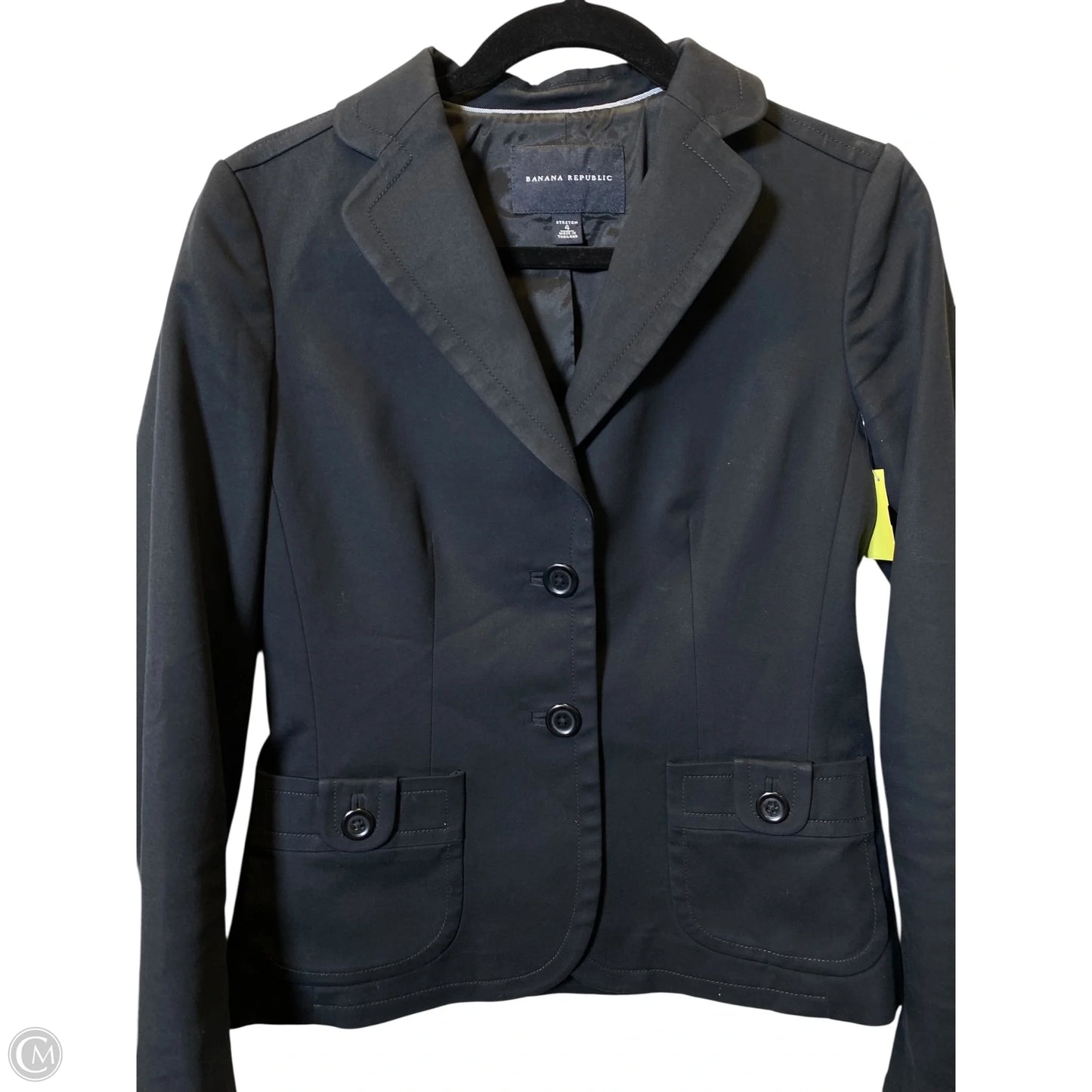 Blazer By Banana Republic In Black, Size: 4