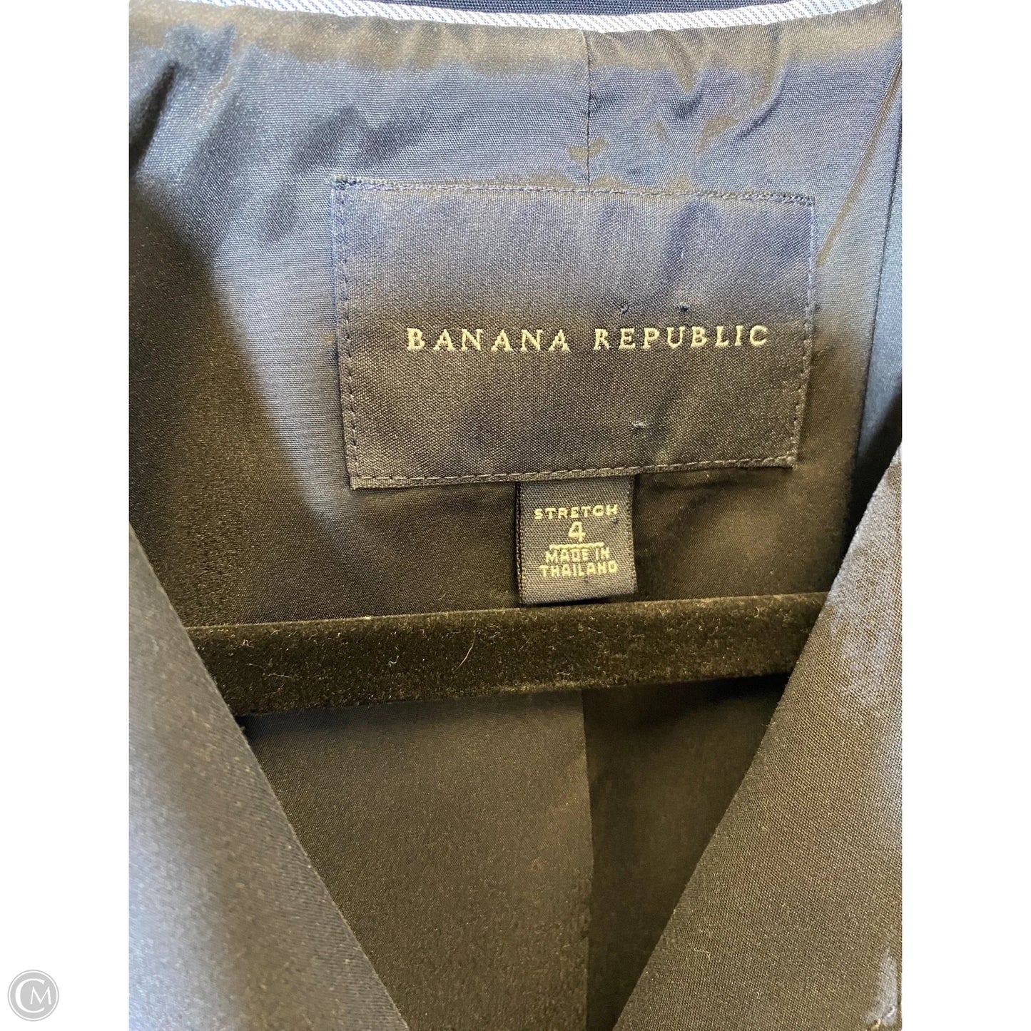 Blazer By Banana Republic In Black, Size: 4