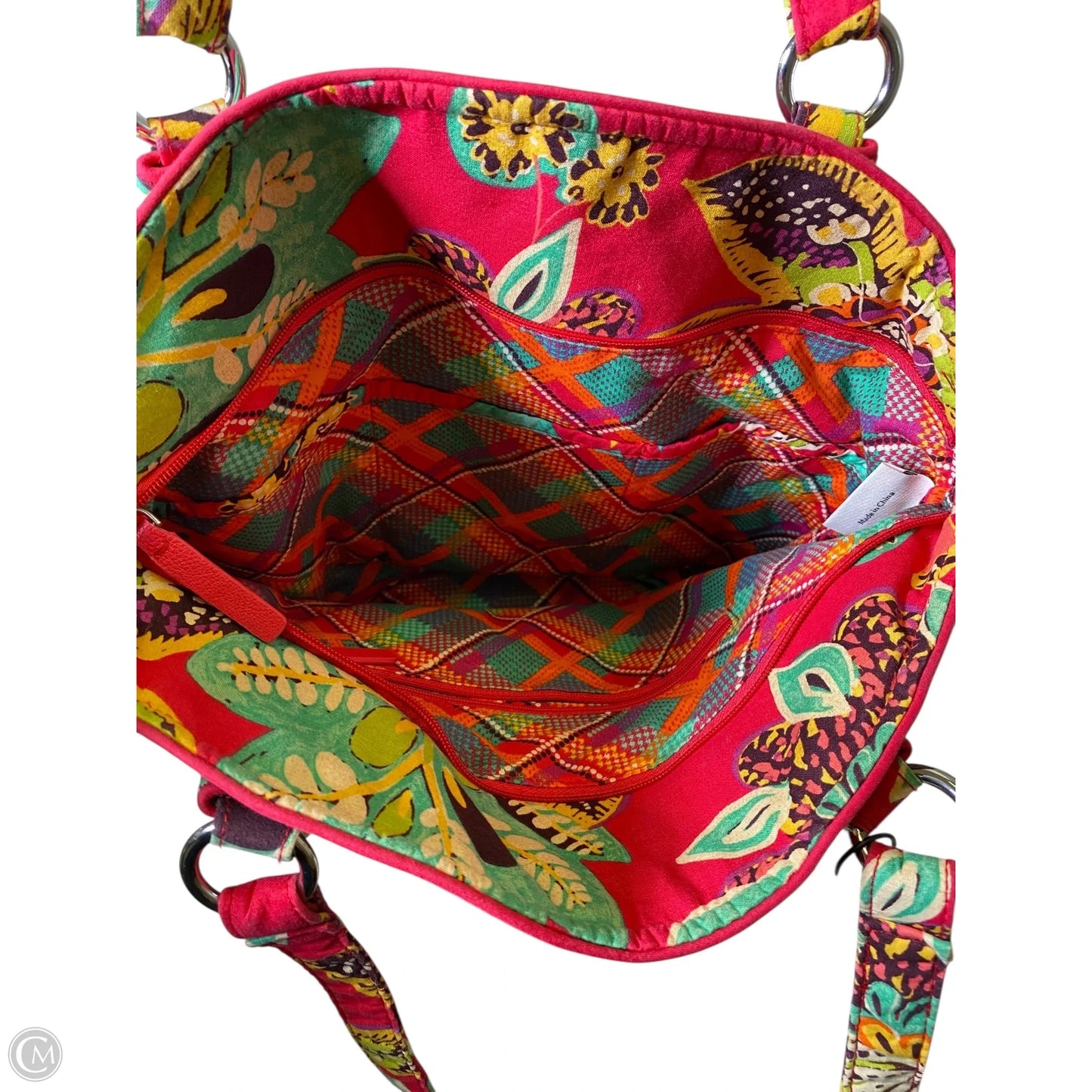 Handbag By Vera Bradley, Size: Medium