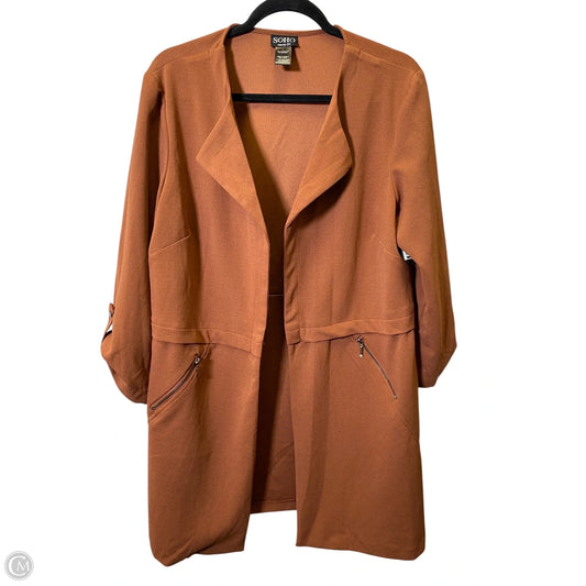 Blazer By Soho Apparel In Brown, Size: L