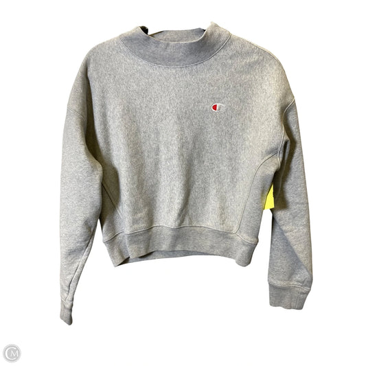 Sweatshirt Crewneck By Champion In Grey, Size: L